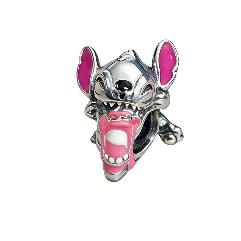 New Disney Stitch Charm Pendant, Winnie the Pooh, Toy Story, Marvel, ST Upside Down, Compatible with Bracelets and Necklaces, for DIY Jewelry, Gift for Women