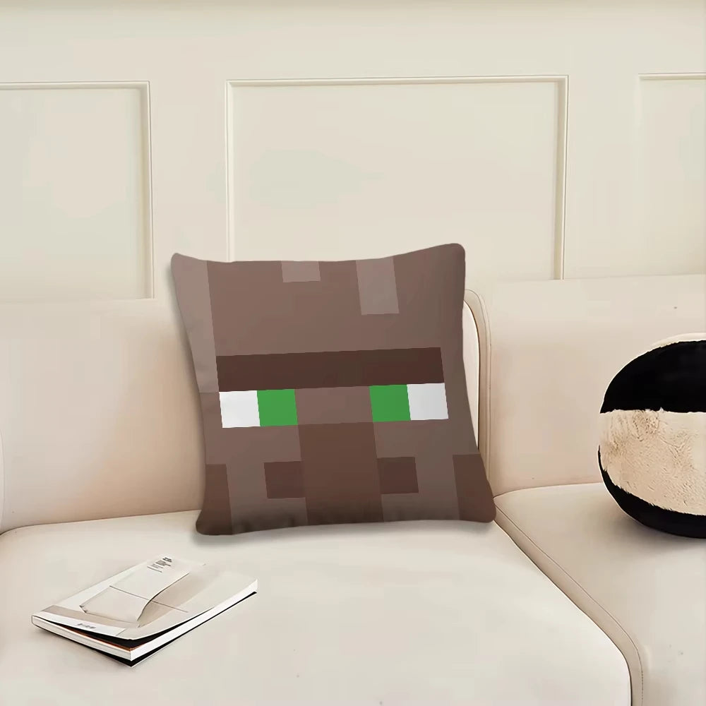 Funda de almohada de W-WWE para sala de estar, estampado de doble cara, adecuada para el hogar, almohada cuadrada, decoración para dormitorio y habitación, regalo