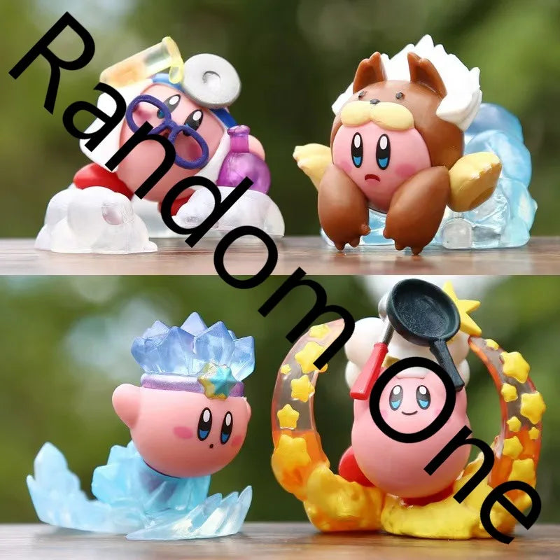 Kirby Game Action Figures Cute Cartoon Characters Desktop Ornaments Figurine PVC Model Fan Collection Fan Birthday Gift