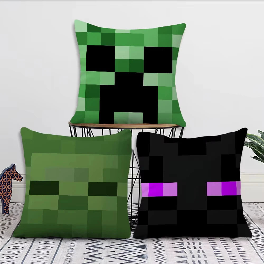 W-WWE Pillow Cover for Living Room, Double-Sided Print, Suitable for Home, Square Pillow, Bedroom and Living Room Decoration, Gift