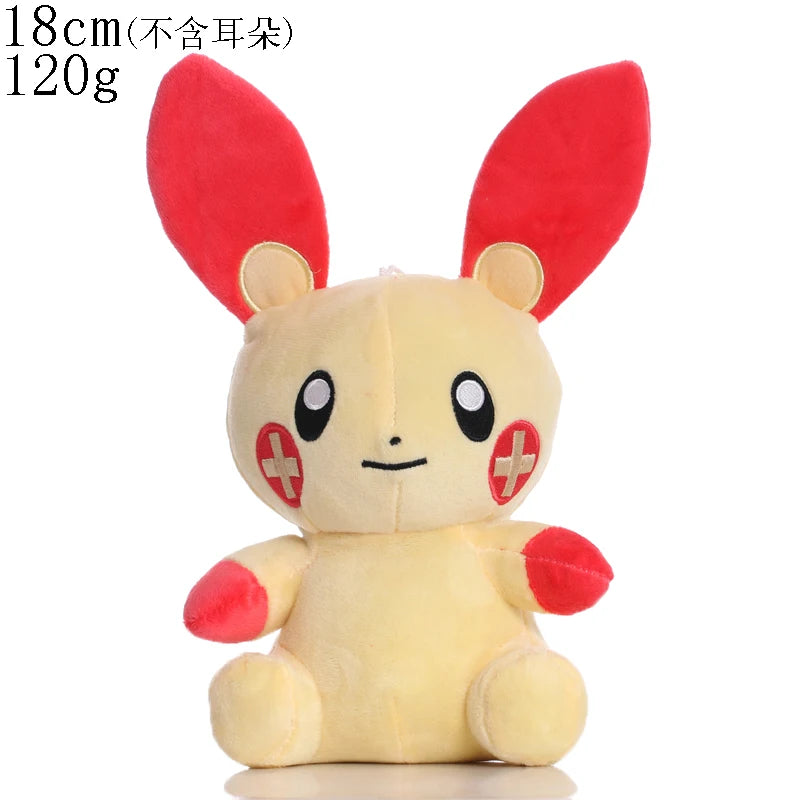 Lindo juguete de peluche de Pikachu Pokemon Charmander Squirtle Bulbasaur muñeco de peluche Eevee Scorbunny Gengar Snorlax regalos de navidad - CR mark
