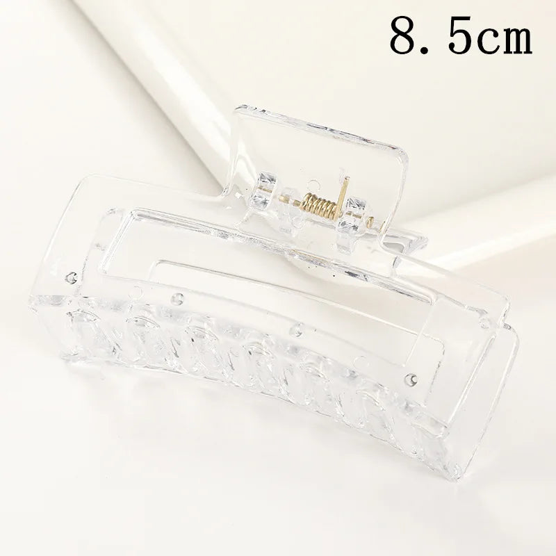 Korean plastic hair clips for women and girls, hairpins, large hair clip, crab barrette, fashion ornament, hair accessories
