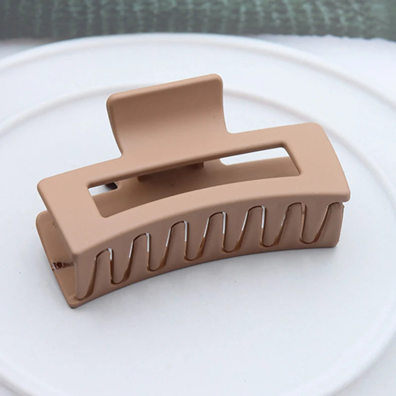 Korean plastic hair clips for women and girls, hairpins, large hair clip, crab barrette, fashion ornament, hair accessories