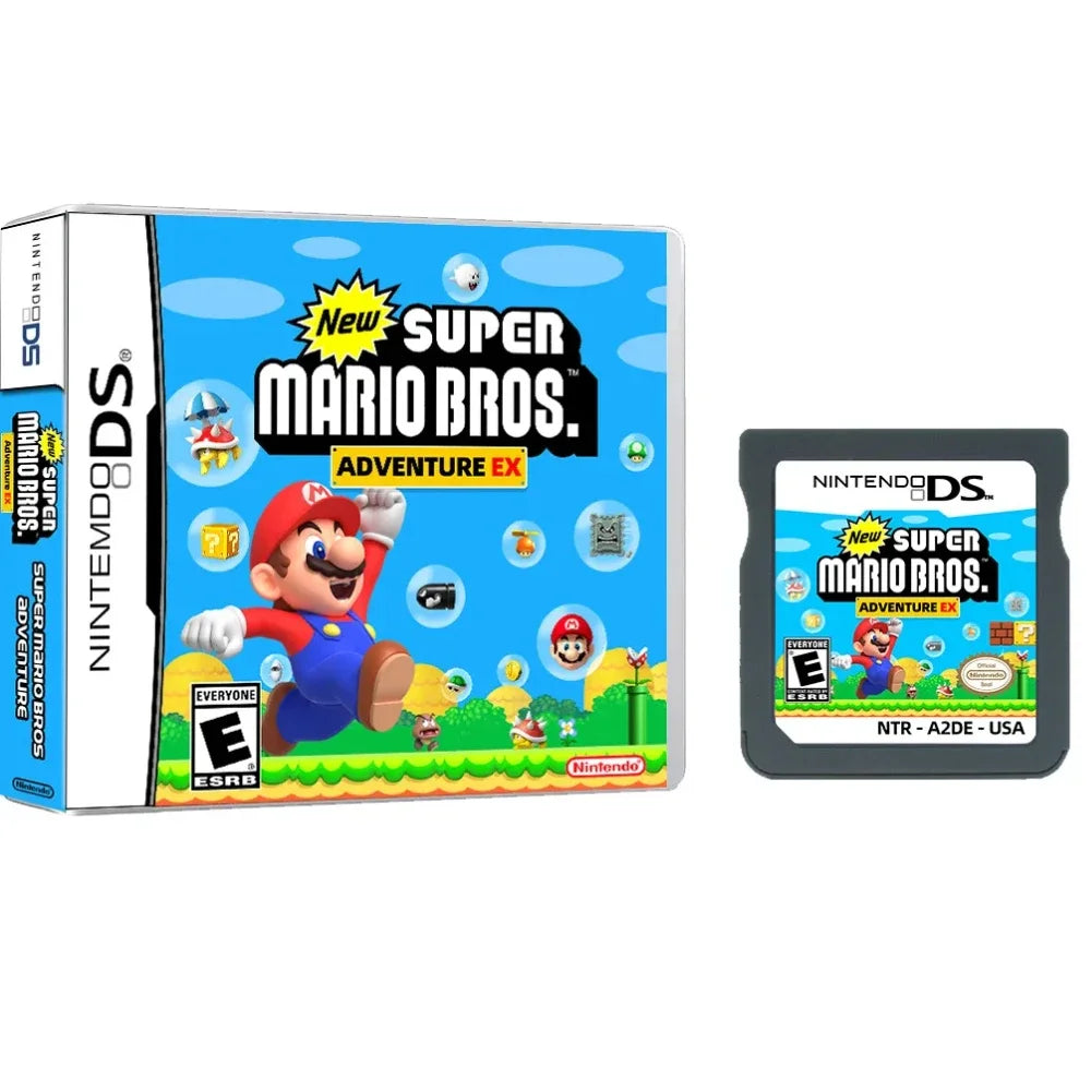 Tarjeta de juego DS NDS Mario vs. Donkey Kong 2Mario y Luigi Bowsers Inside Story Versión de EE. UU. (versión de tarjeta R4) para NDSL 2DS 3DS