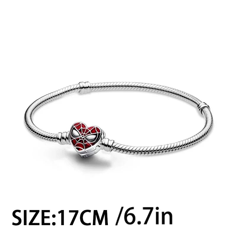 Cuentas MINISO de Plata de Ley 925 para pulseras de Potter de Harry 3mm originales 925, colgante para mujer, joyería DIY, regalos - CR mark