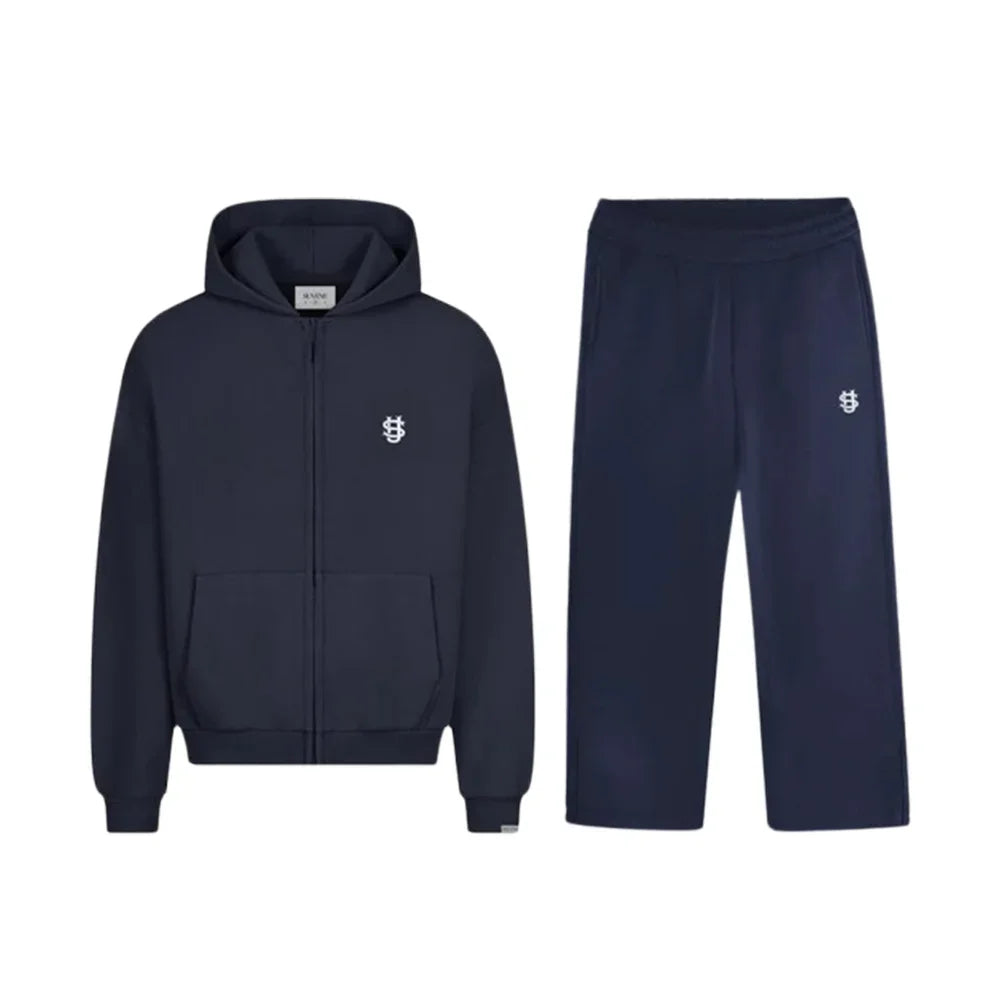 Sudadera con capucha gótica Retro para hombre y mujer, traje deportivo holgado con cremallera, Y2K, Harajuku, Hip-Hop, pantalones informales Joker, ropa de calle