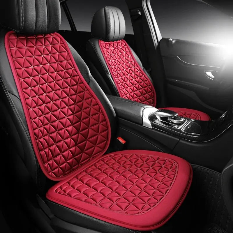 Cojín de asiento de coche suspendido 3D, funda de asiento con patrón en relieve, ajuste general para las cuatro estaciones para la mayoría de los coches
