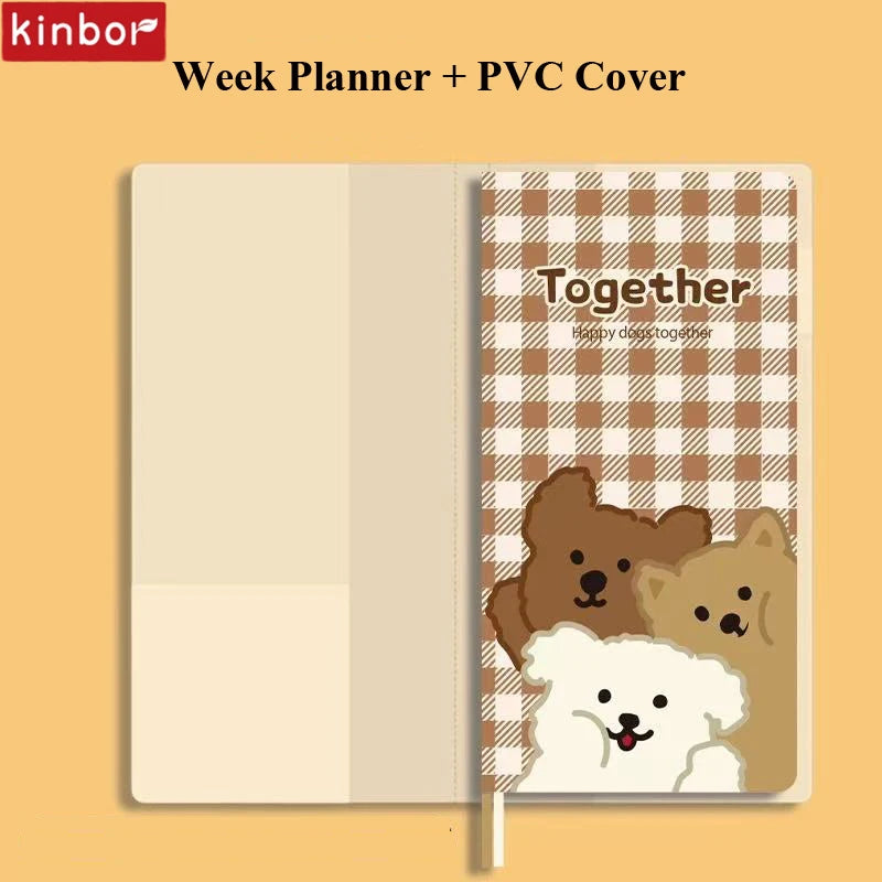 Kinbor 2026 Pocket Weekly Planner Notebook Limited Edition Weekly Diary Notebook Monthly Yearly Planning Book Travel Record