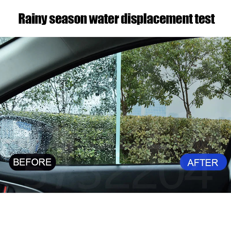 Anti-rain water spray for car windows, hydrophobic waterproofing agent, nano coating, oil film removal, automotive glass film agent