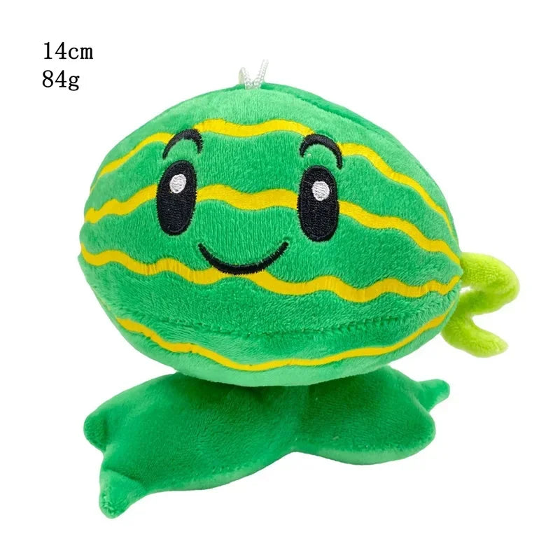 18cm Plants vs Zombies Peashooter Plush Toy Cute Snow Pea Threepeater Soft Stuffed Toys Gifts for Kids