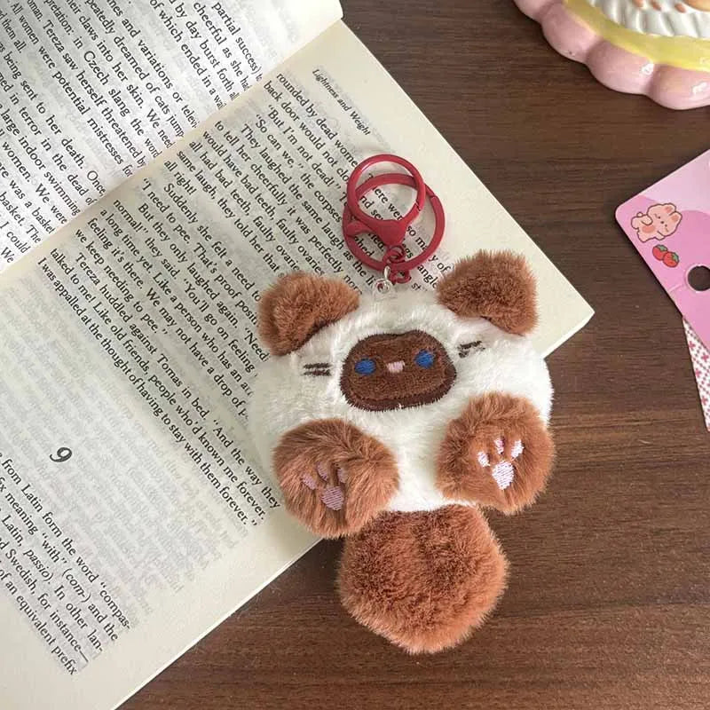 Funny Chihuahua Plush Toy Keychain Pendant Puppy Pet Stuffed Chihuahua Doll Weird Cute Realistic Plush Chihuahua Friend Gift