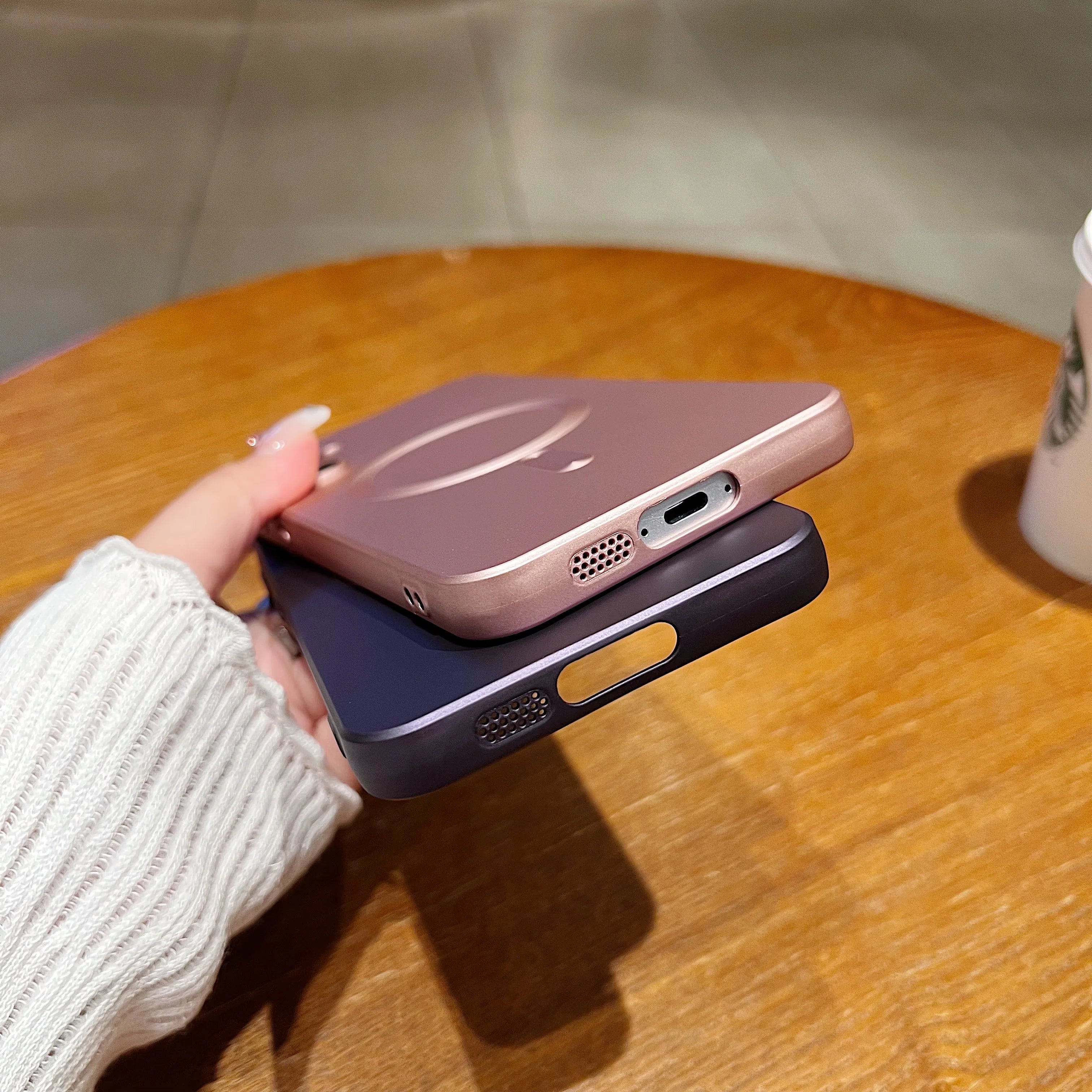 Matte Lens Protective Case for Magsafe Samsung Galaxy S24 S23 S22 S21 A05 A06 A16 A26 A36 A56 A15 A25 A35 A55 A14 A24 A34 A54