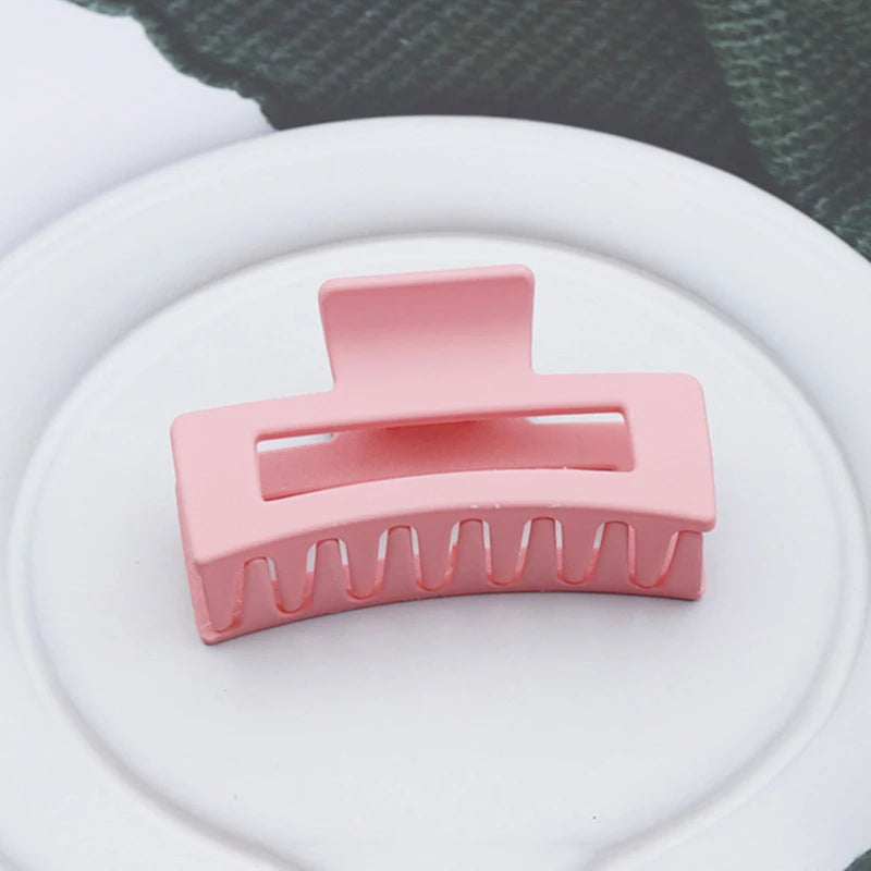 Korean plastic hair clips for women and girls, hairpins, large hair clip, crab barrette, fashion ornament, hair accessories