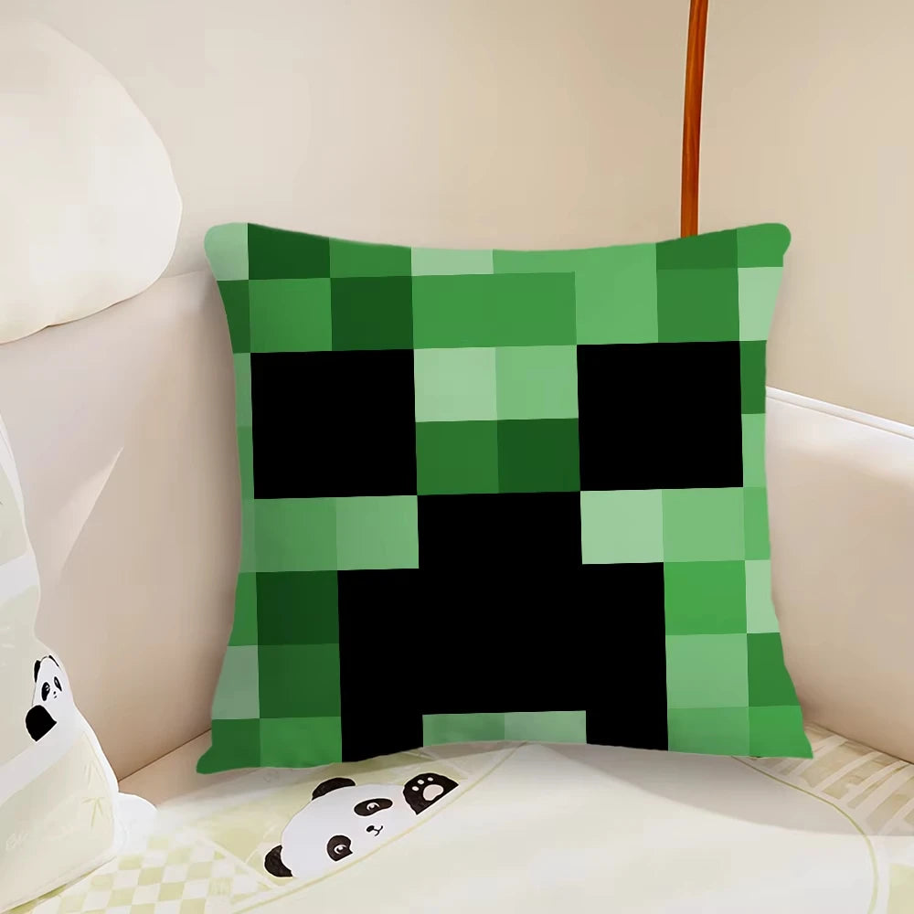 Funda de almohada de W-WWE para sala de estar, estampado de doble cara, adecuada para el hogar, almohada cuadrada, decoración para dormitorio y habitación, regalo