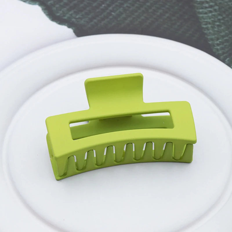 Korean plastic hair clips for women and girls, hairpins, large hair clip, crab barrette, fashion ornament, hair accessories