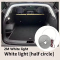 High Brightness Car Trunk Lighting, Ambient Light, Interior Decoration, LED Wiring, Free Automatic Detection, 2/4M Tailgate Light Strip