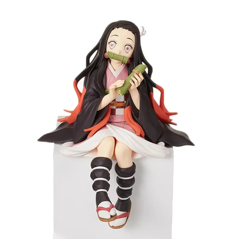 Figuras de acción de Demon Slayer de Anime, Tanjirou Tomioka GiyuuZenitsu Kochou Nezuko, figura de Anime para coleccionar muñecos de juguete para niños - CR mark