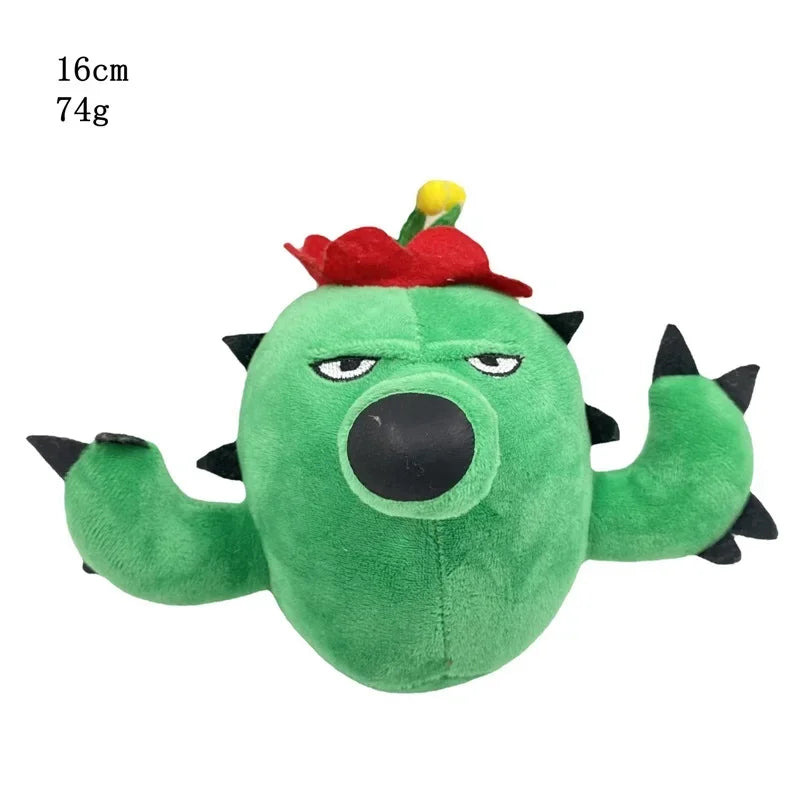 18cm Plants vs Zombies Peashooter Plush Toy Cute Snow Pea Threepeater Soft Stuffed Toys Gifts for Kids