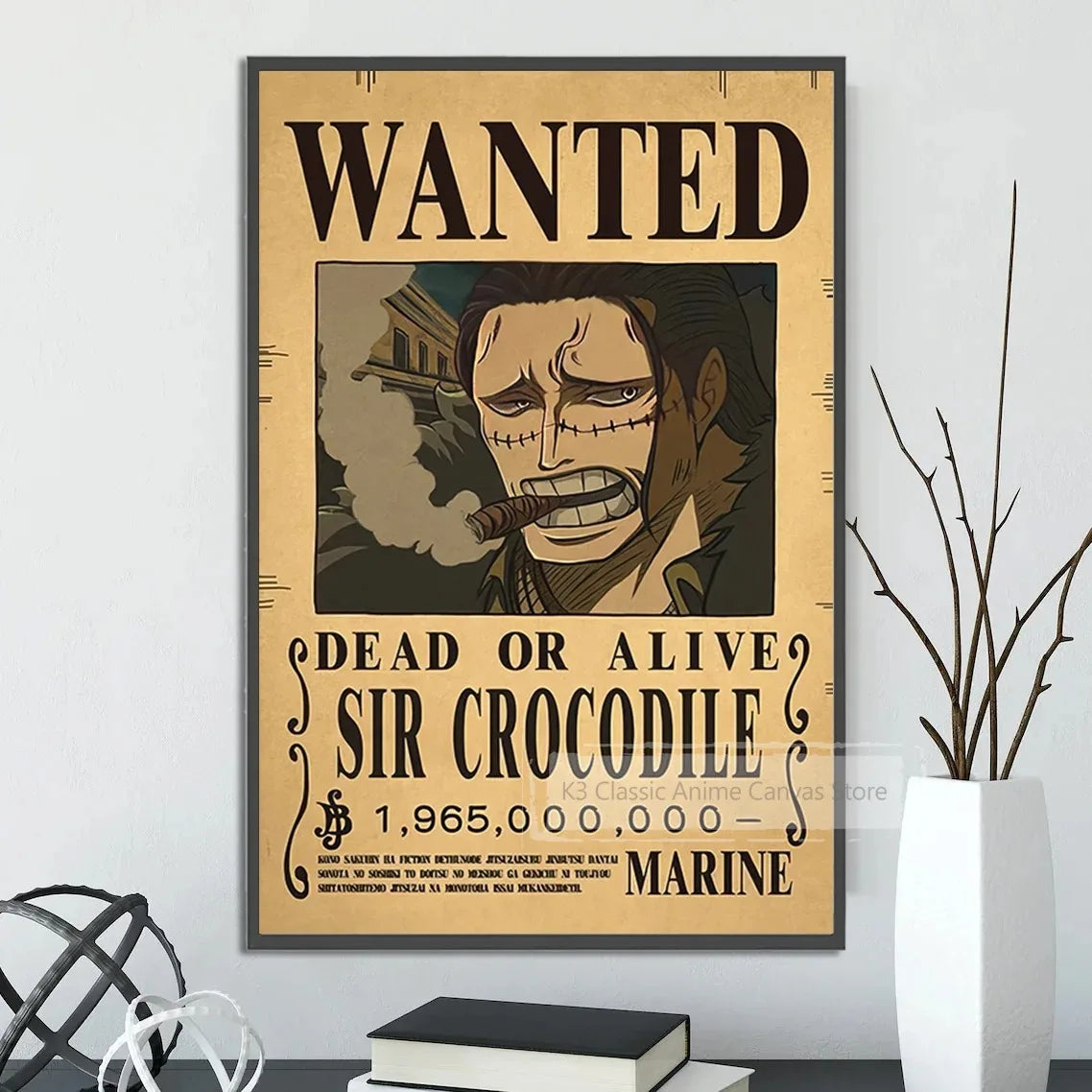One-piece canvas poster, bounty list, Luffy wallpaper, Ace, Nami figures, home decor, Zoro anime painting, Sanji wall art