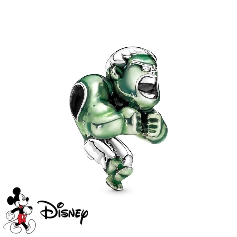 New DIY Jewelry Charms from the Disney Marvel Universe, Spider-Man Gifts, Captain America Pendant Charms, Compatible with Original Silver Bracelets and Necklaces