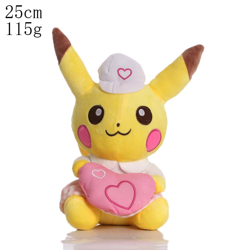Lindo juguete de peluche de Pikachu Pokemon Charmander Squirtle Bulbasaur muñeco de peluche Eevee Scorbunny Gengar Snorlax regalos de navidad - CR mark