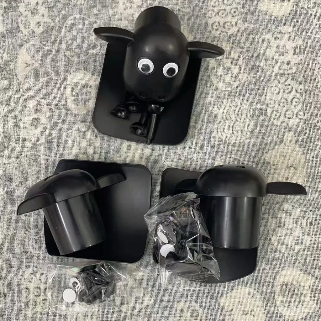 Soporte de papel higiénico divertido perro mapache oveja decoración del hogar accesorio de baño almacenamiento para inodoros baños cocinas salas de estar - CR mark