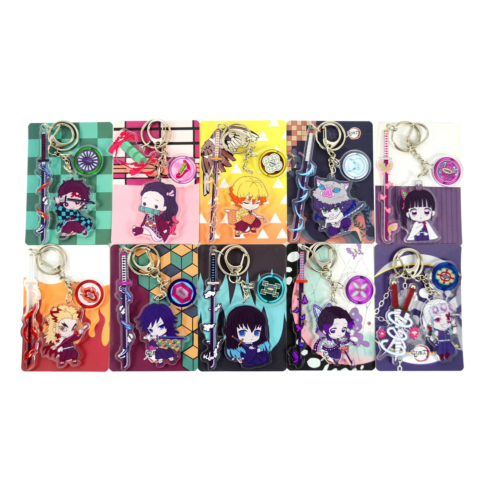 New Demon Slayer Acrylic Decoration Anime Tanjirou Nezuko Badge Cosplay Party Gift Fan Gift