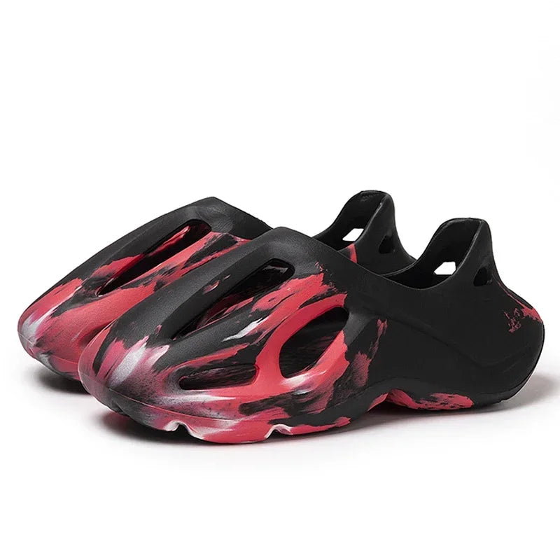 EVA sandals for adults, injection-molded casual beach shoes for men and women, soft and non-slip slippers, sizes 36-47