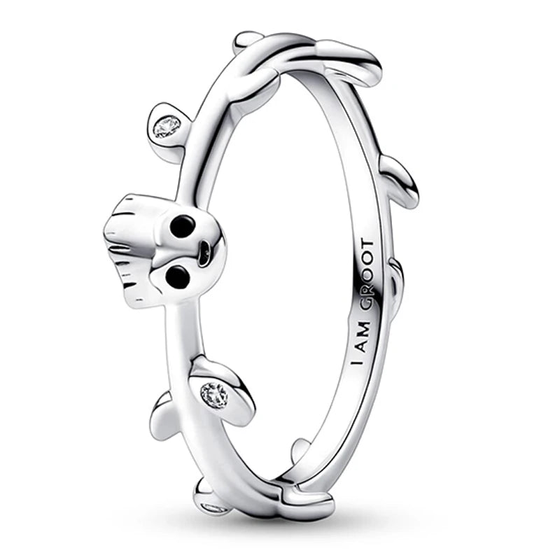 Nuevo Anillo de Plata de Ley 925, anillo atrevido de mariposa brillante para mujer, joyería - CR mark