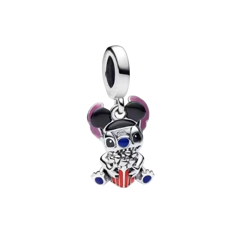 New Disney Stitch Charm Pendant, Winnie the Pooh, Toy Story, Marvel, ST Upside Down, Compatible with Bracelets and Necklaces, for DIY Jewelry, Gift for Women