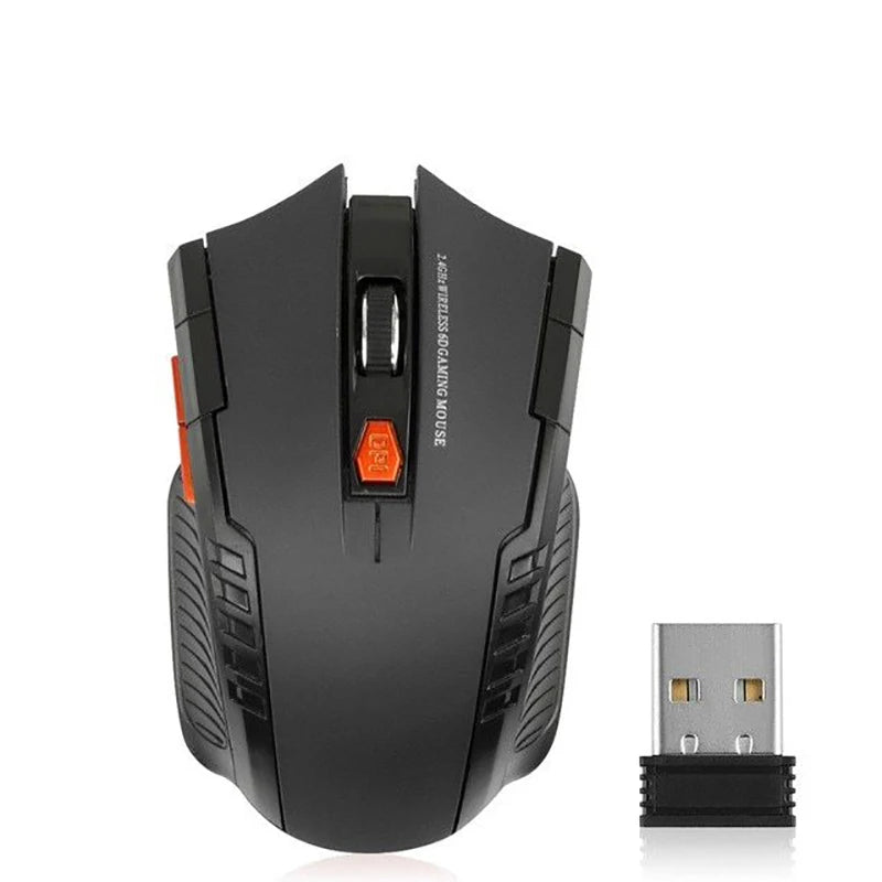 113 Wireless Mouse 2.4GHz Wireless Optical Mouse with USB Receiver 6-Button Portable Wireless Mouse for Laptops