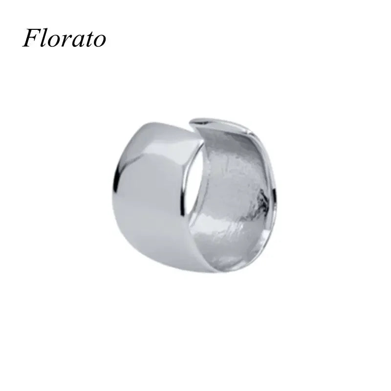 Chapado en oro de 24 quilates/925 plata cristal circón sin oreja Piercing Clips para las orejas minimalista CZ Clips para las orejas joyería de moda Popular para mujeres - CR mark