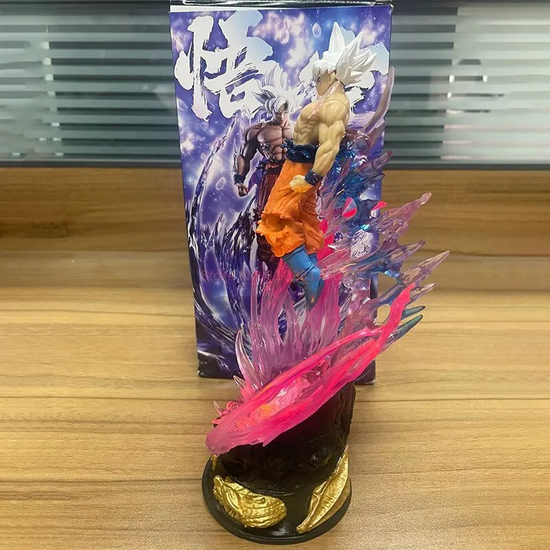 2025 nuevo Dragon Ball Son Goku 25cm figura Ultra Instinct Super Saiyan estatuilla estatua de Pvc modelo ornamento colección regalo