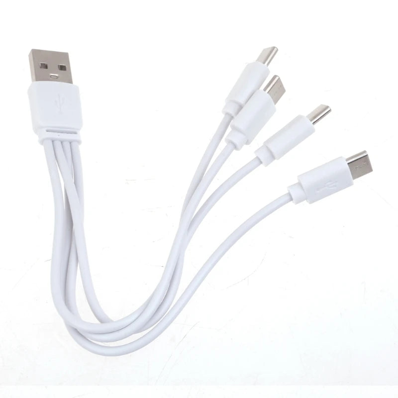 USB splitter cable, USB A male for typing, charging cable splitter male for phone