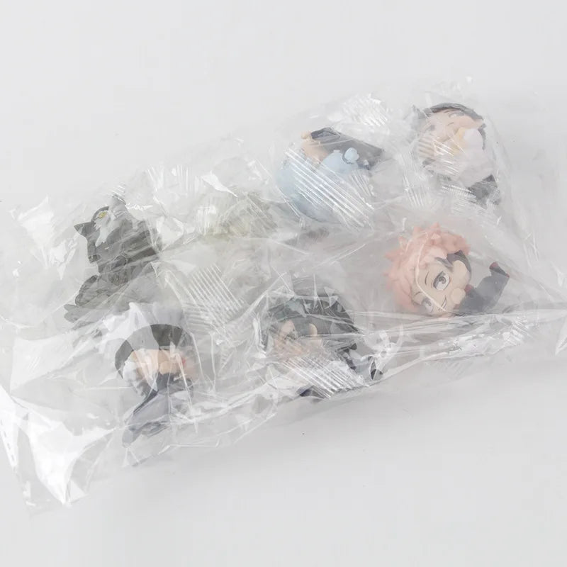 7 unids/set Jujutsu Kaisen Satoru Gojo Itadori Yuji Megumi Kugisaki Sukuna Geto Suguru Anime figuras de juguete lindo modelo de colección de muñecos