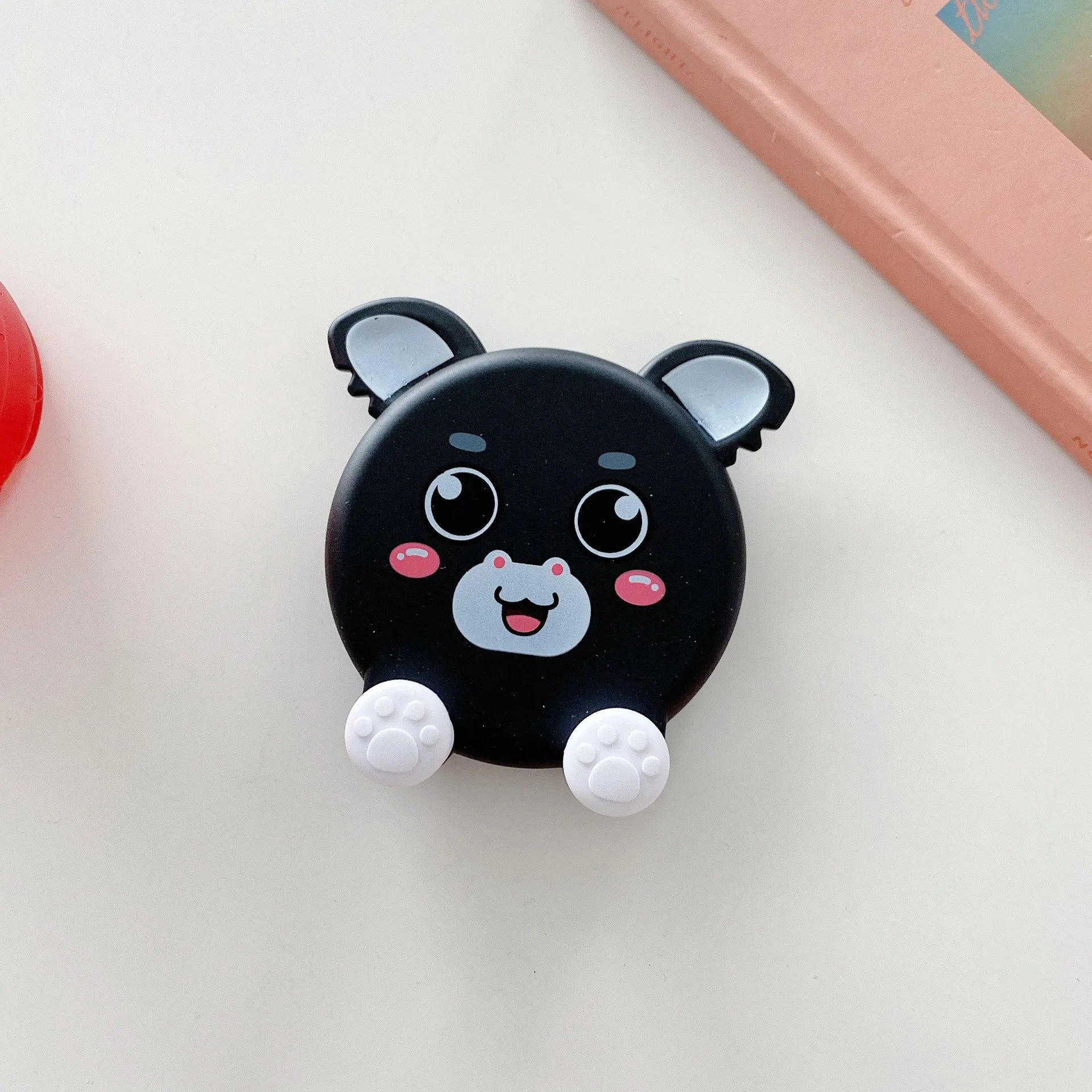 Soporte para teléfono móvil de dibujos animados, soporte plegable de elevación, soporte plano Universal multifuncional para escritorio, soporte para teléfono, 1 ud.