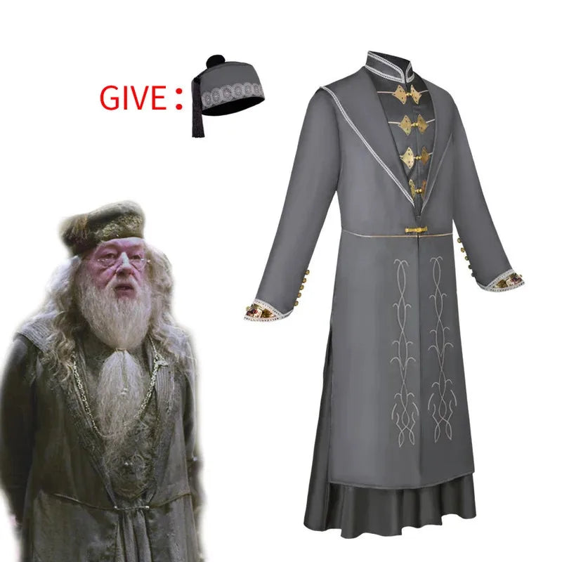 ❤ Cosplay Voldemort bata Albus Dumbledore Snape profesora McGonagall Furong disfraz Halloween Escuela de brujería y mago ★ ❤ ★ - CR mark