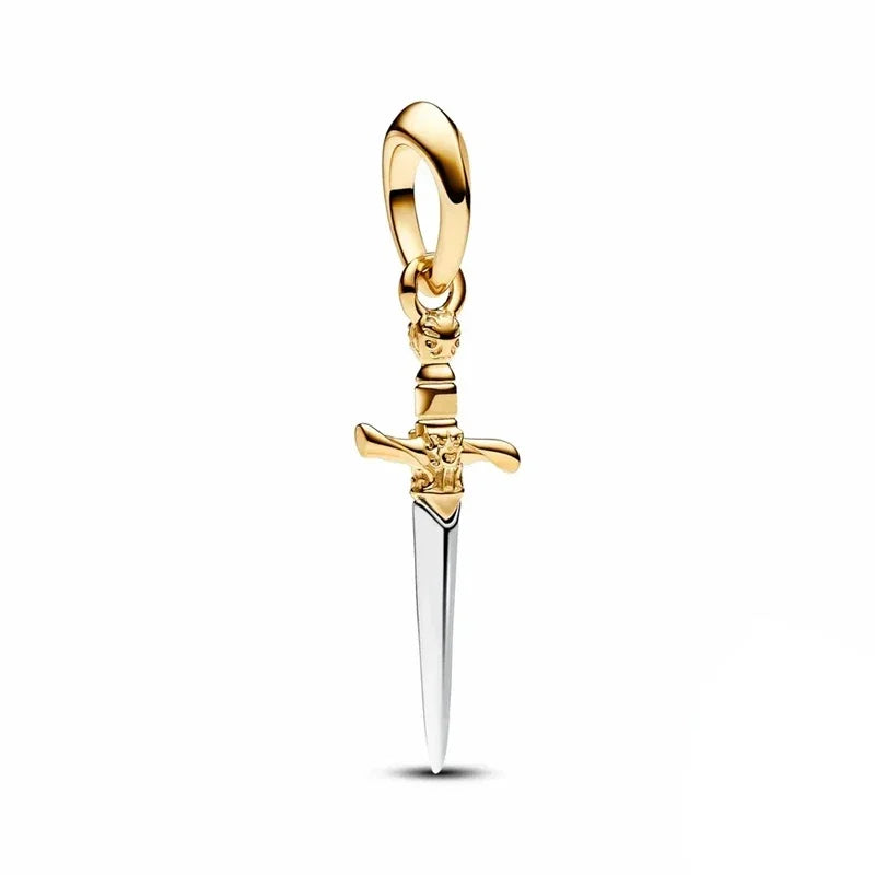 Cuentas MINISO de Plata de Ley 925 para pulseras de Potter de Harry 3mm originales 925, colgante para mujer, joyería DIY, regalos - CR mark