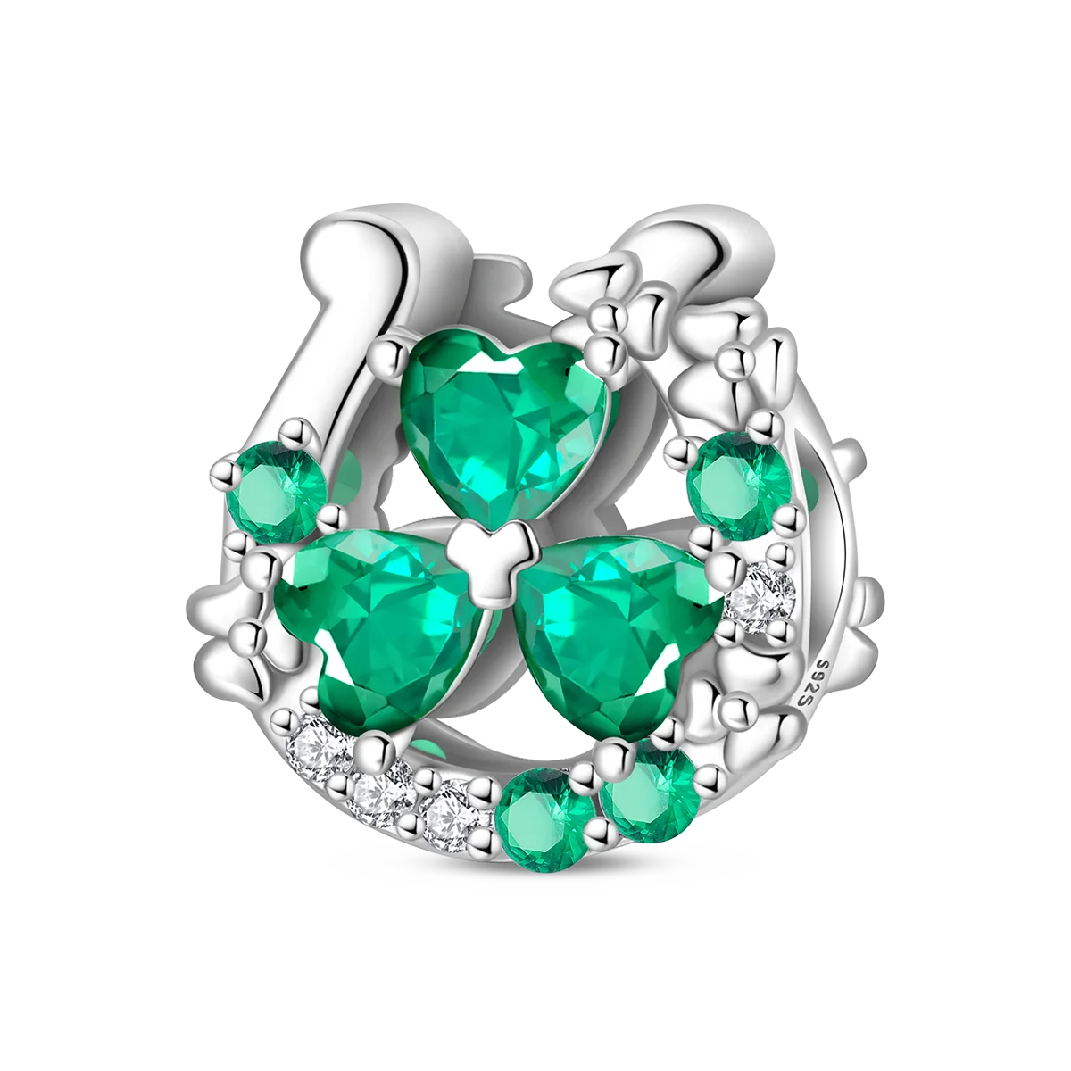 Colgante de plata de ley 925 con diseño de flor, árbol y manzana, cuentas finas DIY, compatible con pulseras de abalorios originales, joyería para mujer Diy - CR mark