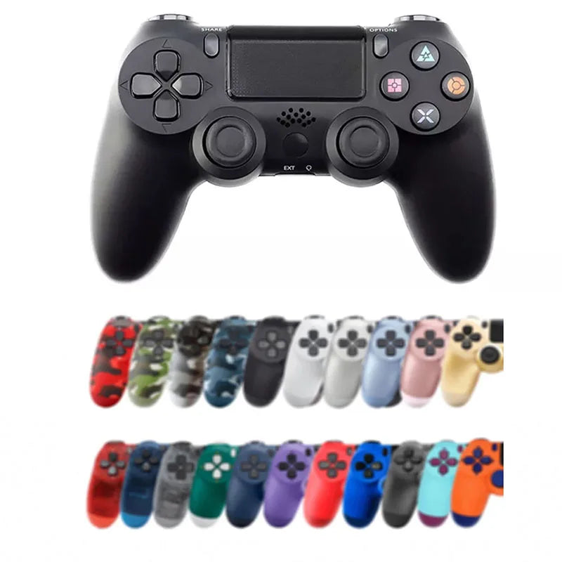 Controlador de juego inalámbrico para consola P4, Gamepads compatible con Bluetooth para Playstation 4, Joystick Slim/Pro para IOS/PC/Android/Steam - CR mark