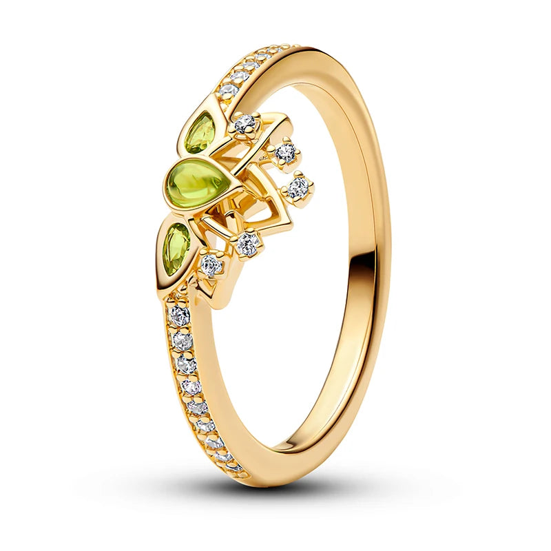 Nuevo Anillo de Plata de Ley 925, anillo atrevido de mariposa brillante para mujer, joyería - CR mark