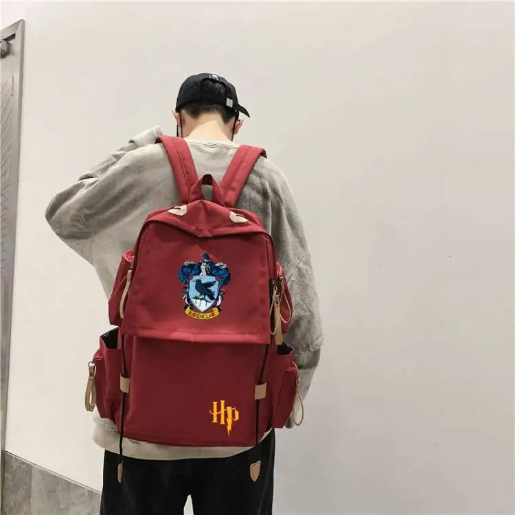 Mochila de Harry Potter, bonito y elegante diseño de dibujos animados, bolso de hombro personalizado de gran capacidad, regalo de cumpleaños para un amigo