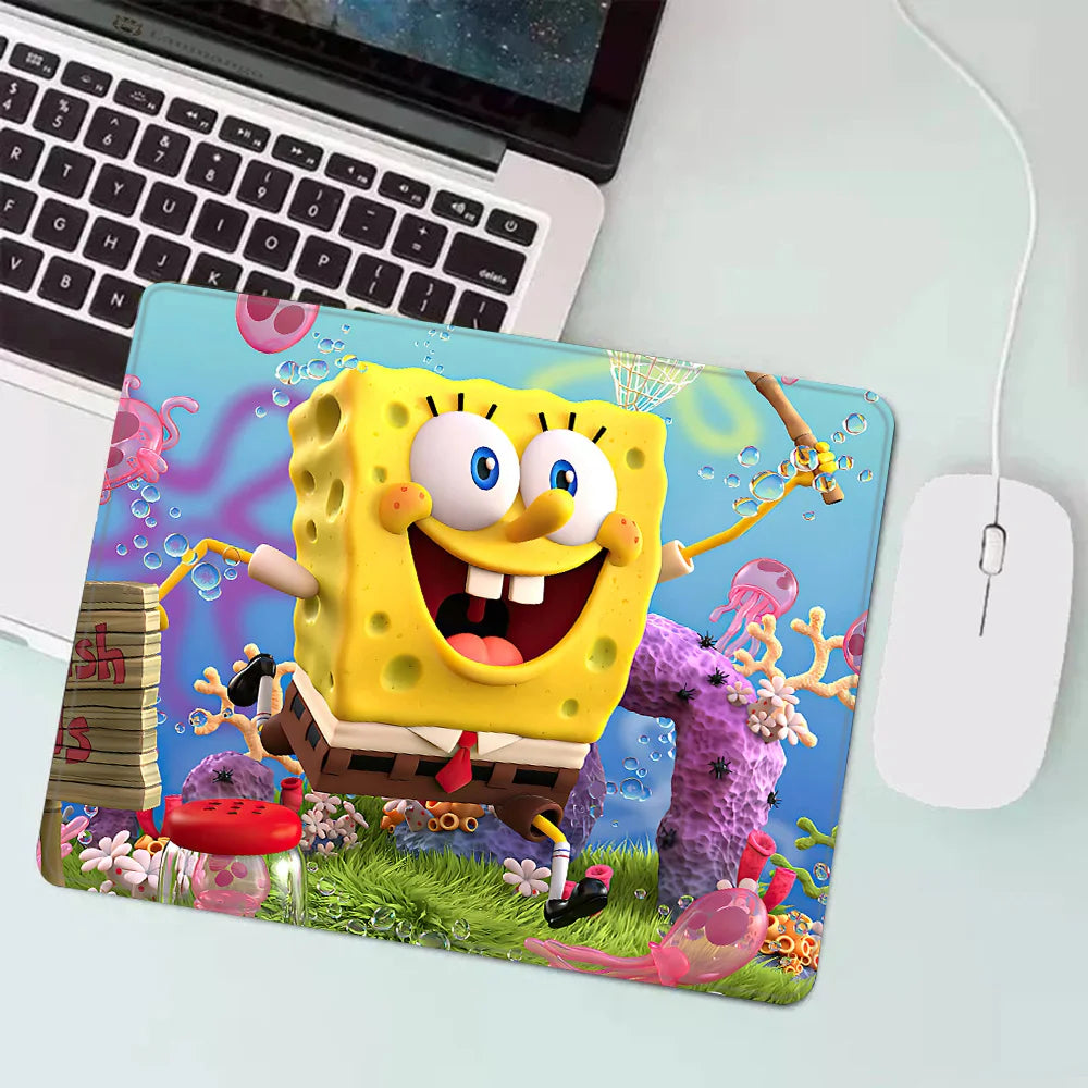Spongebobs XS Gaming Mouse Pad, Small PC Mouse Pad, Desk Decoration, Office Mouse Pad, Desk Mat