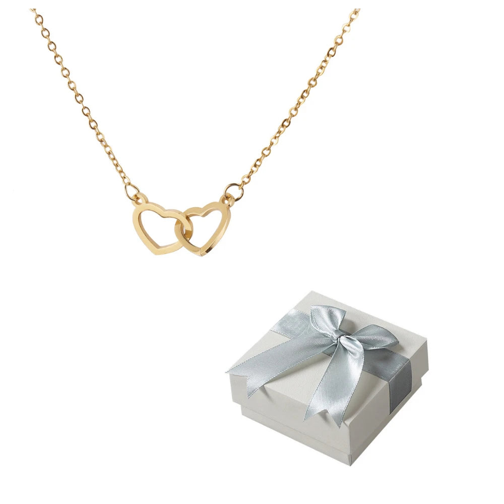 PolishedPlus - Personalized Name Heart Necklace, Custom Jewelry, Rotating Rose Box Pendant Necklace for Women, Wife, Valentine's Day