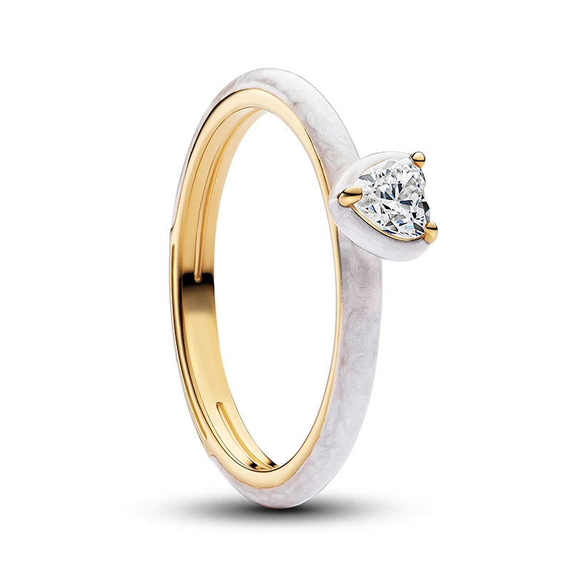 Nuevo Anillo de Plata de Ley 925, anillo atrevido de mariposa brillante para mujer, joyería - CR mark