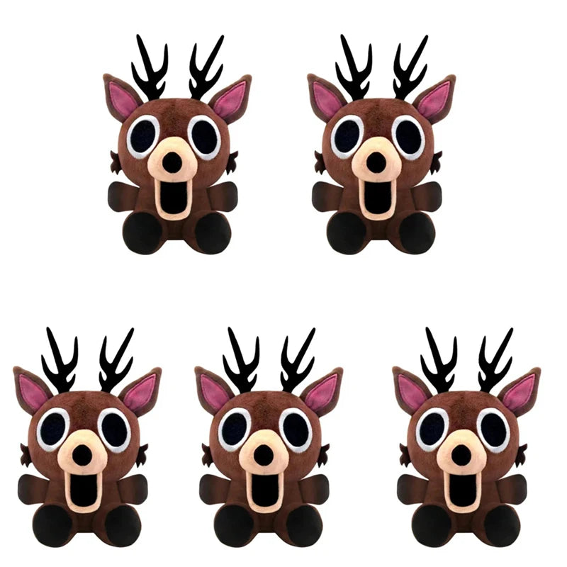 2025 New 99 Nights in the Woods Plush Game Merchandise Brown Stand and Sit Moose Deer White Owl Stuffed Doll Pillow for Boy Gifts