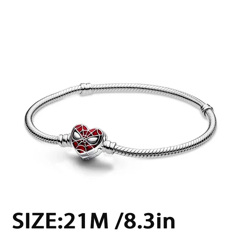 Cuentas MINISO de Plata de Ley 925 para pulseras de Potter de Harry 3mm originales 925, colgante para mujer, joyería DIY, regalos - CR mark
