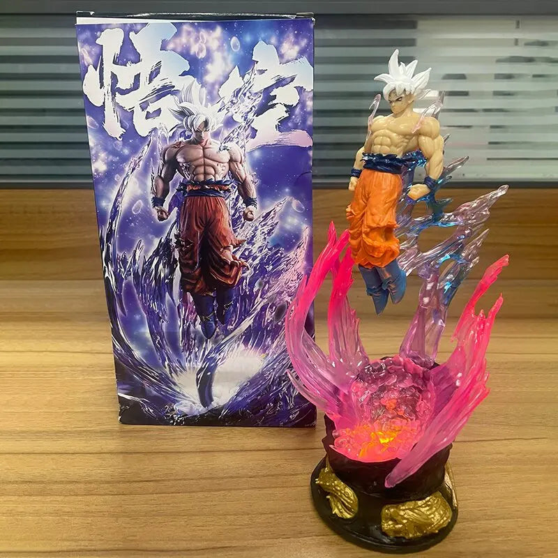 2025 New Dragon Ball Son Goku 25cm Figure Ultra Instinct Super Saiyan PVC Statue Figurine Model Ornament Collection Gift